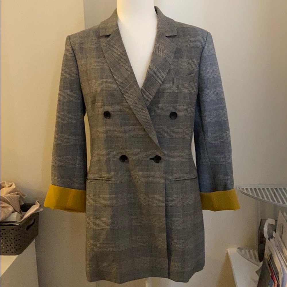 BCBGmaxazaria Plaid Blazer NWOT